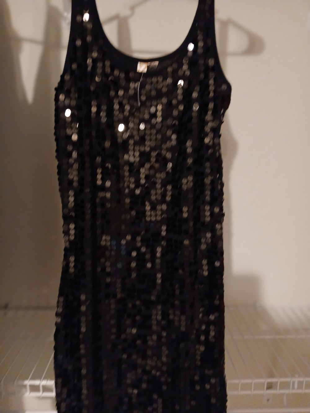 Strapless Black Sequin Dress - Elegant Evening Glam